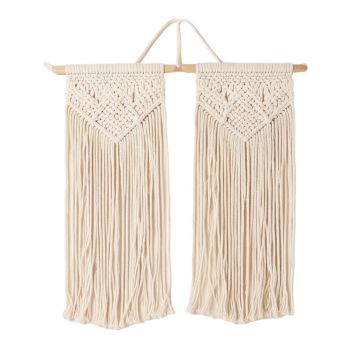 2 Piece Macrame Wall Decor Set