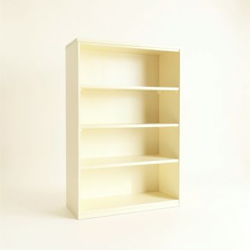 Harbor Bluff Freestanding Bookcase - Ivory (synthetic illustration; no displayed measurements)