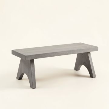 Pine Crossing Indoor Bench - Gray (synthetic illustration; no displayed measurements)