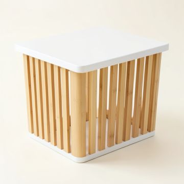 Alder Canyon Laundry Hamper - White (synthetic illustration; no displayed measurements)