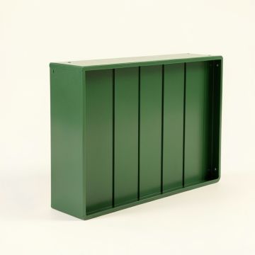 Meadow Branch Narrow Outdoor Storage Bench - Green (synthetic illustration; no displayed measurements)