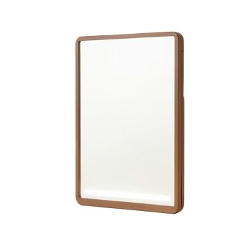 Bucknam Frameless Lighted Makeup Mirror