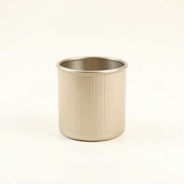 Holly Crest Empty Candle Holder - Beige (synthetic illustration; no displayed measurements)