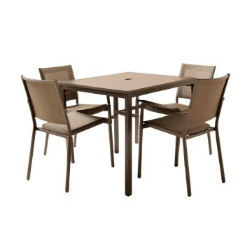Roclincourt 5 Piece Bistro Set