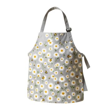Daisy Flowers With Bees Apron