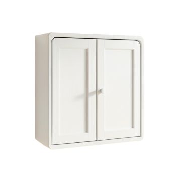 Laurel Crossing Wall-Mounted Entry Cabinet - White