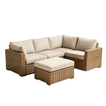 Aidas Patio Sectional With Cushions