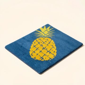 Williamsburg Portsmouth Pineapple 35 '' X 22 '' Outdoor Door Mat (synthetic illustration; no displayed measurements)