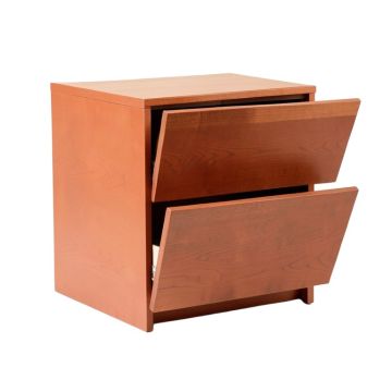 Reed Branch Freestanding Pull-Out Hamper Cabinet - Terracotta