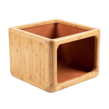 Briar Branch Empty Furniture-Style Litter Enclosure - Terracotta