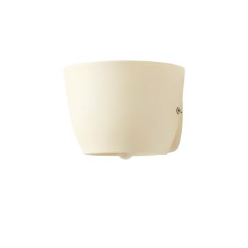 Field Dale Wall Sconce Mounted On A Plain Wall - Cream