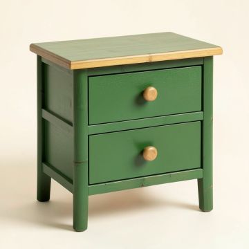 Glen Falls Nightstand - Green (synthetic illustration; no displayed measurements)