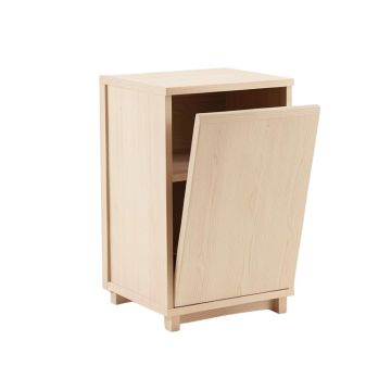 Cove Brook Freestanding Pull-Out Hamper Cabinet - Beige (synthetic illustration; no displayed measurements)