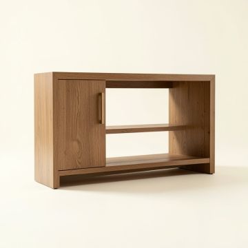 Swanger 45.3 '' Solid Wood Console Table (synthetic illustration; no displayed measurements)