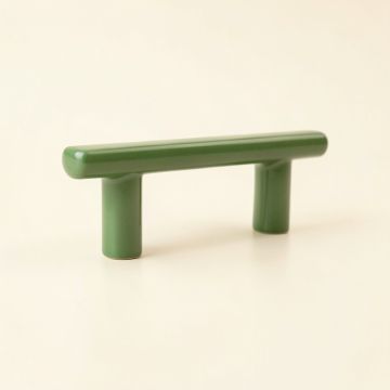 Moss Branch Cabinet Handle Without Packaging - Green (synthetic illustration; no displayed measurements)