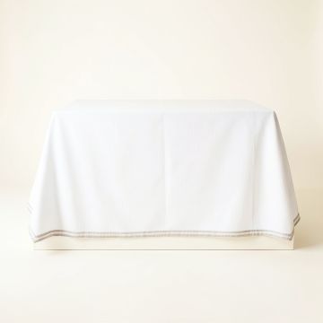 Heath Falls Flat Bed Sheet - White (synthetic illustration; no displayed measurements)