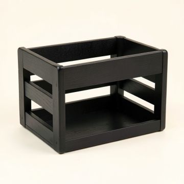 Glen Edge Empty Furniture-Style Pet Crate - Black (synthetic illustration; no displayed measurements)