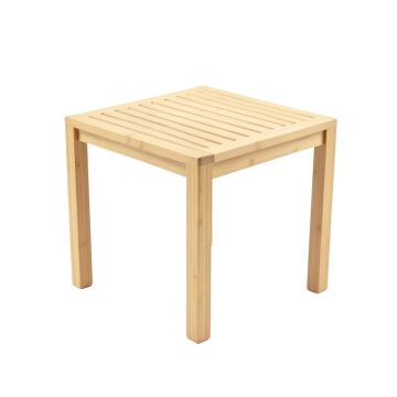 Linden Arc Compact Balcony Table - Beige