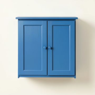 Oak Crossing Wall-Mounted Laundry Cabinet - Blue (synthetic illustration; no displayed measurements)
