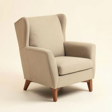Ruthanne 31 '' Wide Polyester Wingback Chair (synthetic illustration; no displayed measurements)