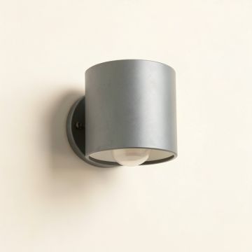 Briar Bend Wall Sconce Mounted On A Plain Wall - Gray (synthetic illustration; no displayed measurements)