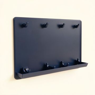 Elm Arc Empty Wall-Mounted Tool Organizer Panel (synthetic illustration; no displayed measurements)