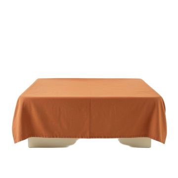 Oak Branch Flat Bed Sheet - Terracotta