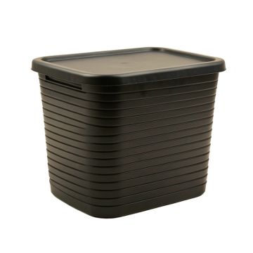 Spruce Bend Laundry Hamper - Black