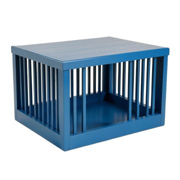 Cove Edge Empty Furniture-Style Pet Crate - Blue (synthetic illustration; no displayed measurements)