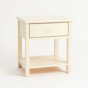Alder Canyon Nightstand - Cream (synthetic illustration; no displayed measurements)