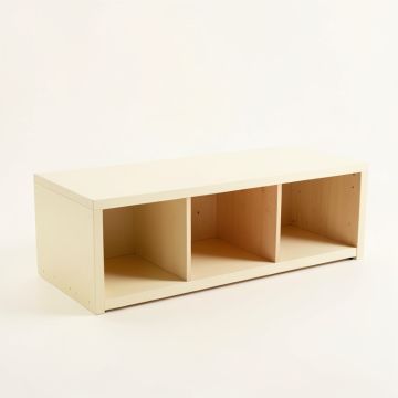 Meadow Crossing Shoe Storage Bench - Cream (synthetic illustration; no displayed measurements)