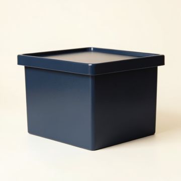 Birch Dell Closed Outdoor Storage Box - Navy (synthetic illustration; no displayed measurements)