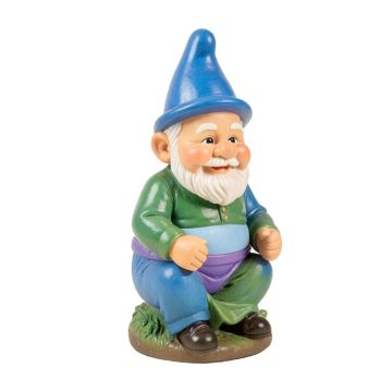Gardening Gnome Solar Statue