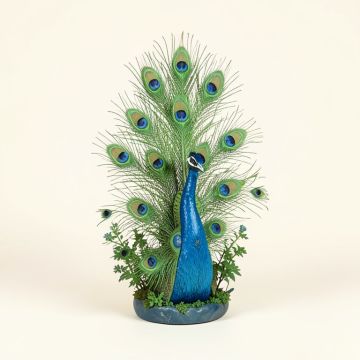 Serenada Peacock Garden Art (synthetic illustration; no displayed measurements)