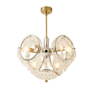 Alyse Sputnik Sphere Chandelier With Crystal Accents (synthetic illustration; no displayed measurements)
