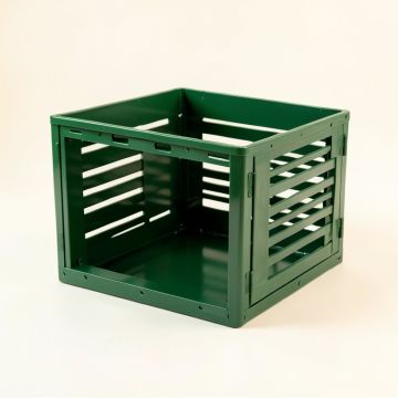 Field Edge Empty Furniture-Style Pet Crate - Green (synthetic illustration; no displayed measurements)