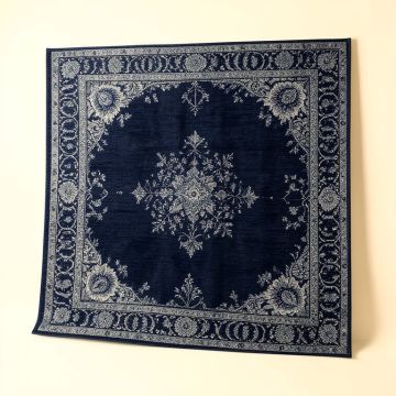 Mountview Oriental Navy Blue Area Rug (synthetic illustration; no displayed measurements)
