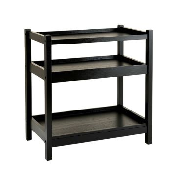 Meadow Bend Empty Countertop Canister Rack - Black (synthetic illustration; no displayed measurements)