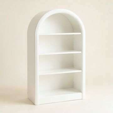 Sage Bluff Freestanding Bookcase - White (synthetic illustration; no displayed measurements)