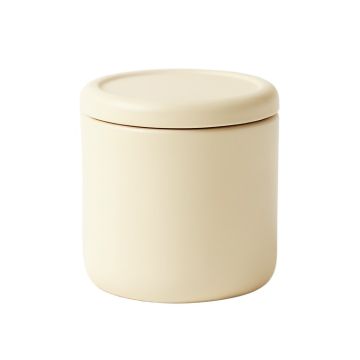 Ridge Bluff Storage Canister With Lid - Cream