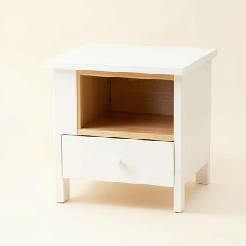 Birch Bridge Nightstand - White (synthetic illustration; no displayed measurements)