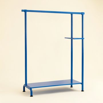 Hazel Crossing Empty Garment Rack - Blue (synthetic illustration; no displayed measurements)
