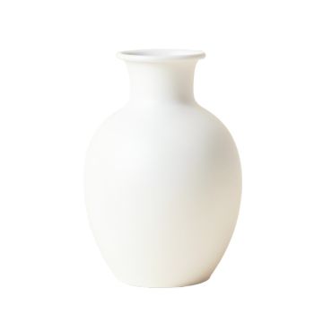 Shore Arc Empty Decorative Vase - White