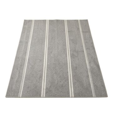 Hill Bend Rectangular Area Rug - Gray
