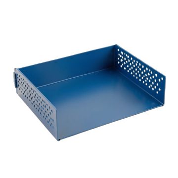 Summit Falls Empty Under-Desk Cable Tray - Blue