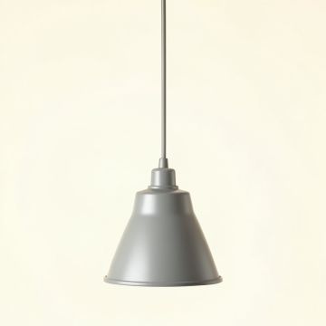 Hill Dale Pendant Light Suspended From One Plain Cable - Gray (synthetic illustration; no displayed measurements)