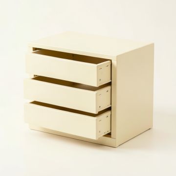 Juniper Bridge Small-Parts Storage Drawer Cabinet - Cream (synthetic illustration; no displayed measurements)