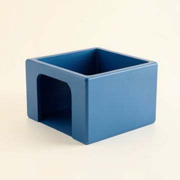 Reed Canyon Empty Furniture-Style Litter Enclosure - Blue (synthetic illustration; no displayed measurements)