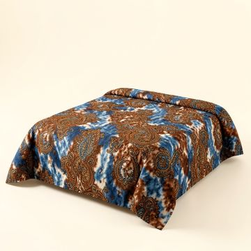 Classic Tie Dye Effect Batik Motif With Bizarre And Oriental Aesthetic Print Duvet Cover Set (synthetic illustration; no displayed measurements)