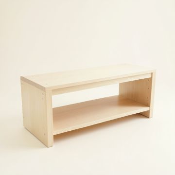 Juniper Crossing Indoor Bench - Ivory (synthetic illustration; no displayed measurements)